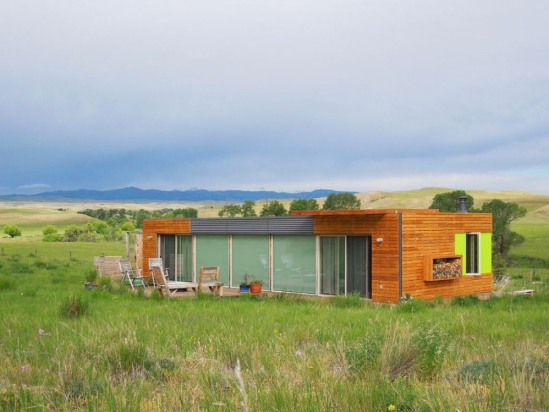 Hermosa casa de dos contenedores en Montana - Tranquila y única en hábitat natural